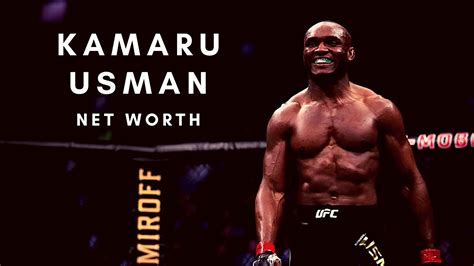 Usman net worth 2022 - Usman’s career earning is approximately $6.5 million. Usman’s total net worth is estimated to be around $3 million. The base salary is over $6,000,000, alongside endorsements. As per the reports, Usman earned 72,500 dollars when he won the Ultimate Fighter bout in the year 2015. He earned a whopping $3,80,000 when he won the world ...